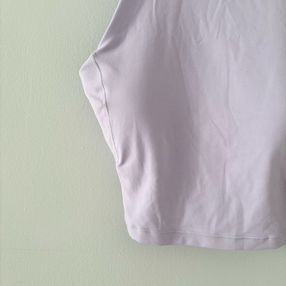 lululemon - NWT align high neck tank top light support nulu buttery soft purple - Picture 3 of 7
